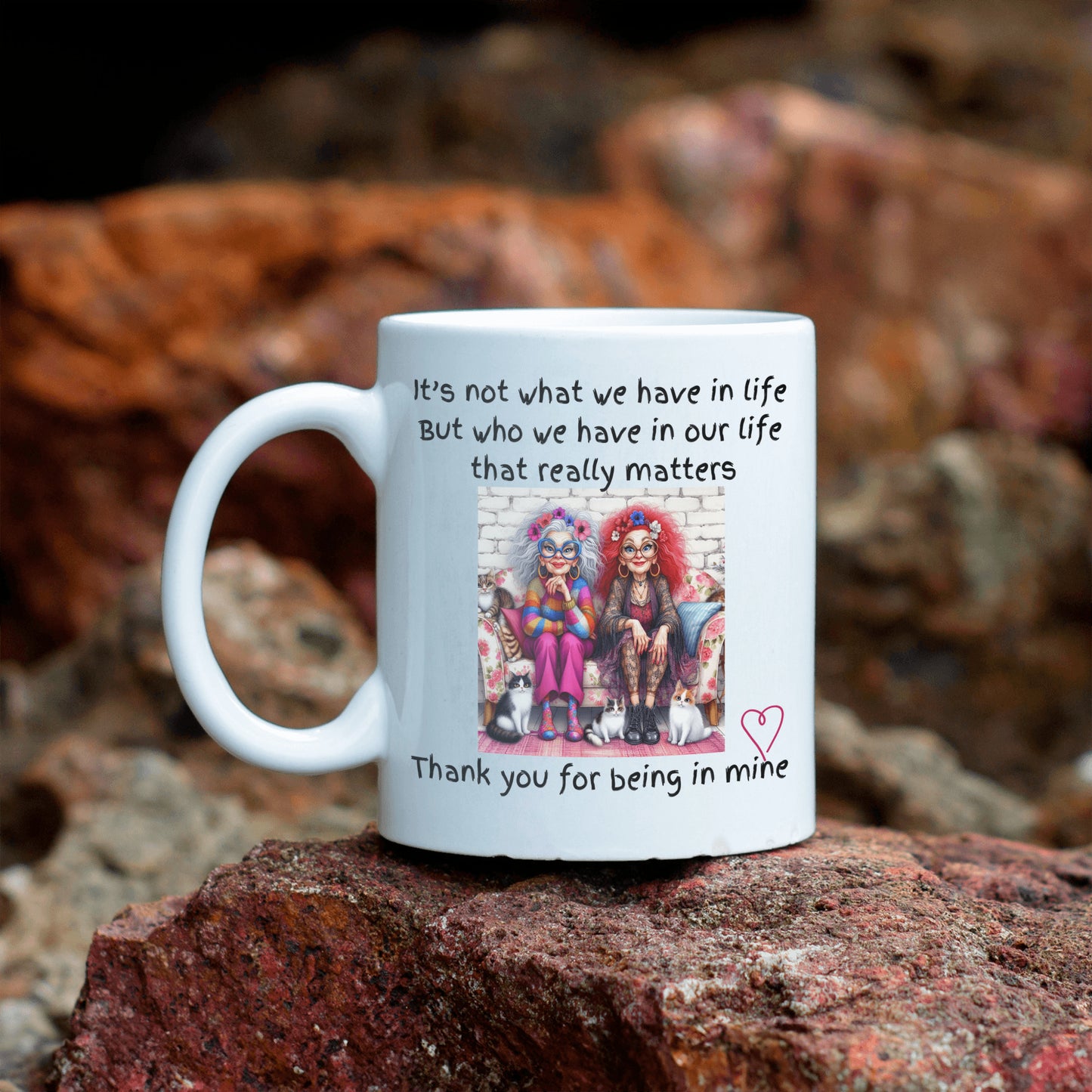 Ceramic 'Friends' Coffee Mug