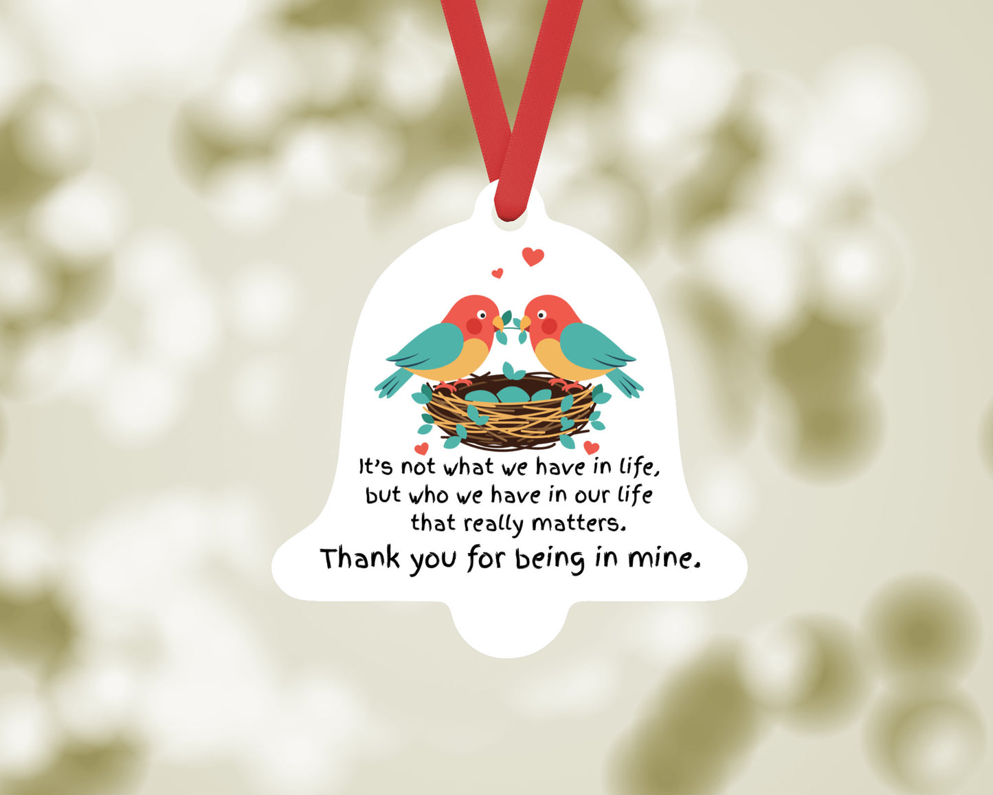 Bird Christmas Tree Ornament