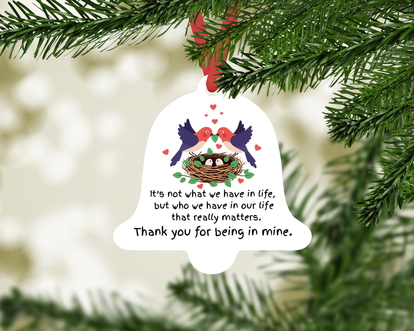 Bird Christmas Tree Ornament