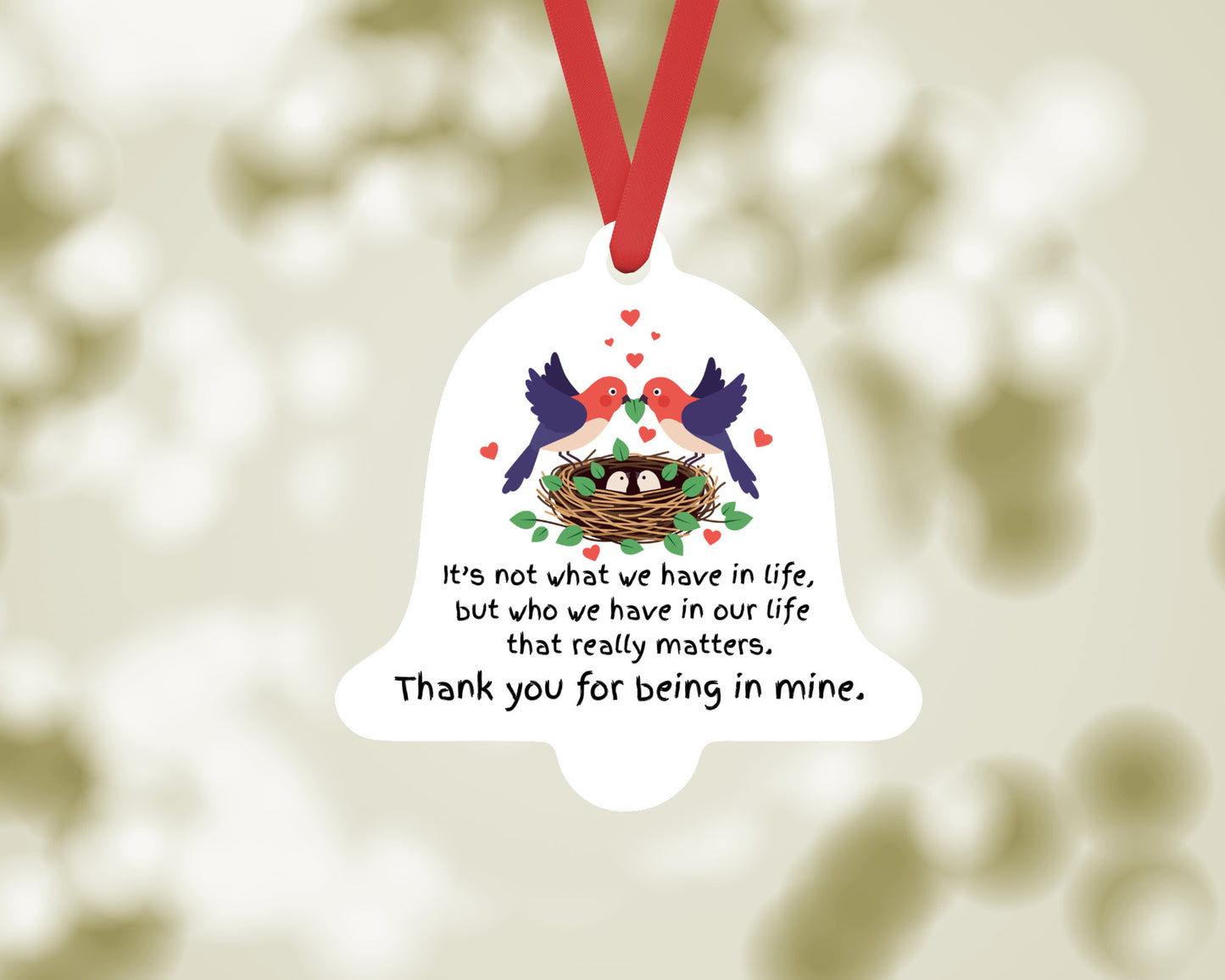 Bird Christmas Tree Ornament