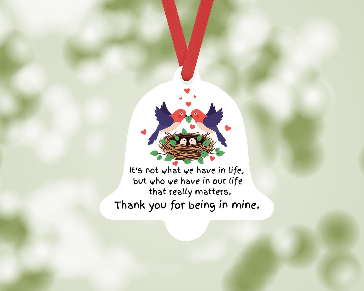 Bird Christmas Tree Ornament