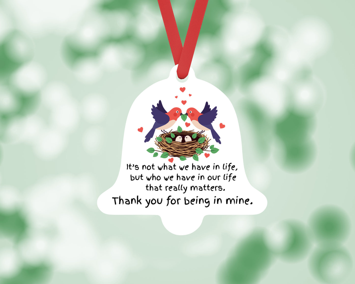 Bird Christmas Tree Ornament