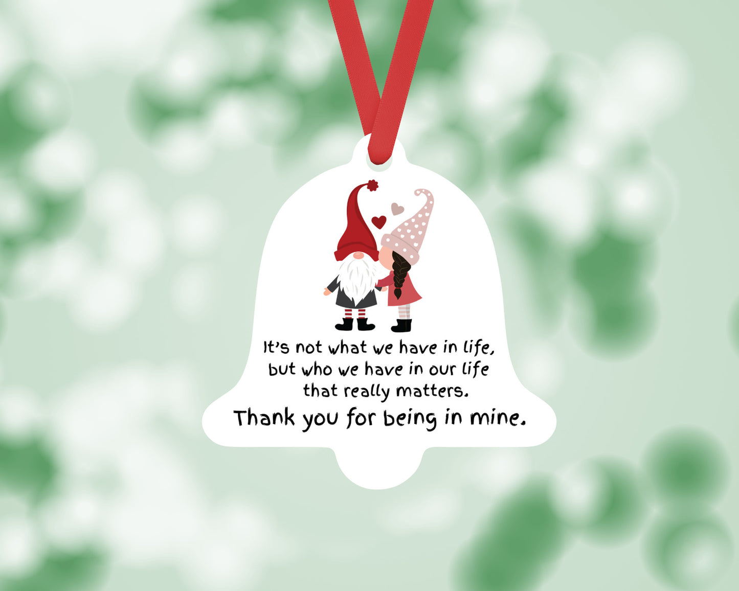 Gnome Christmas Tree Ornament