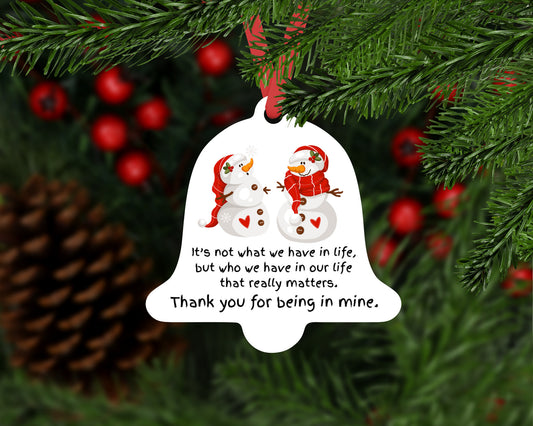 Snowman Christmas Tree Ornament