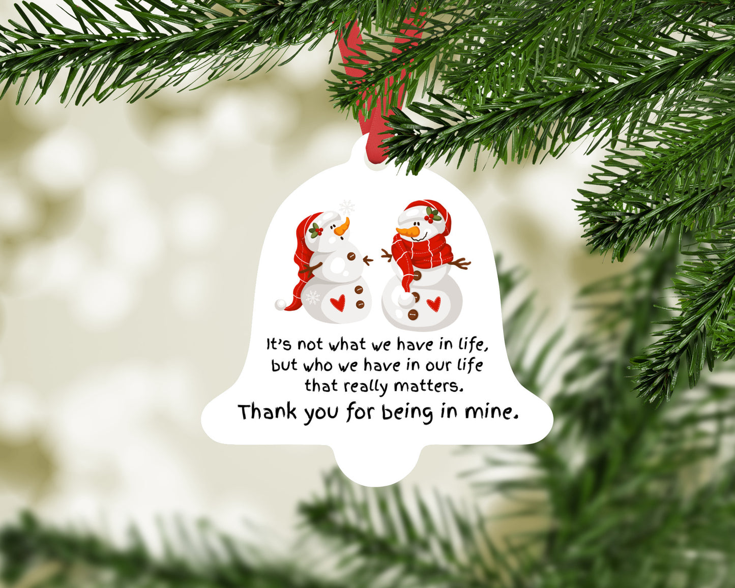 Snowman Christmas Tree Ornament