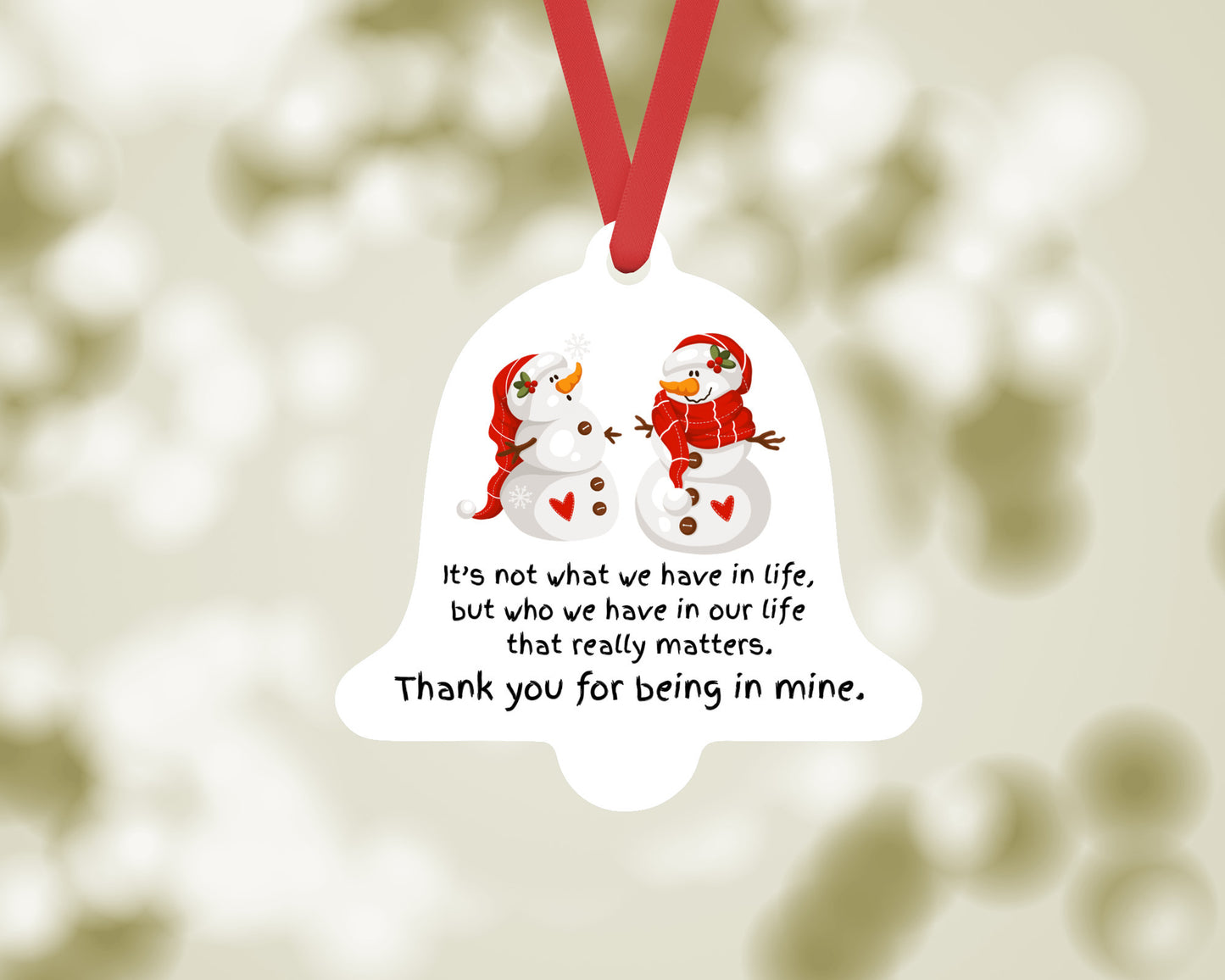 Snowman Christmas Tree Ornament