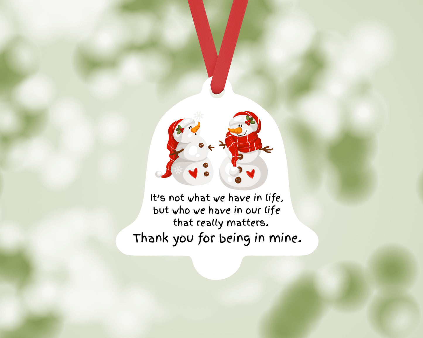 Snowman Christmas Tree Ornament
