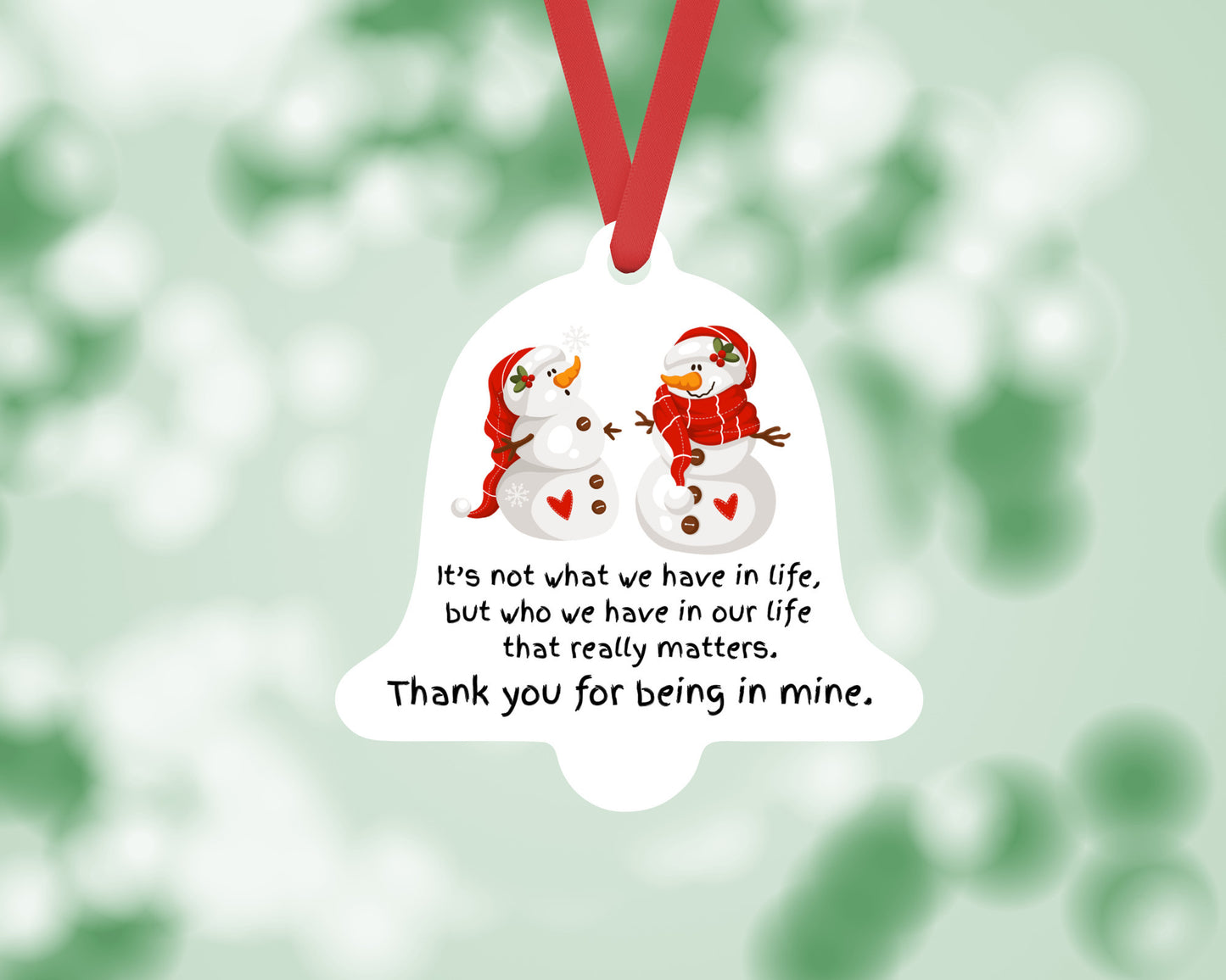 Snowman Christmas Tree Ornament